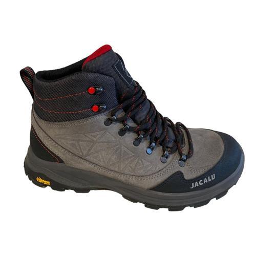 Erkek Bot 31813 2J Jacalu leather Upper and PU/Rubber sole Waterproof Grey/ Black