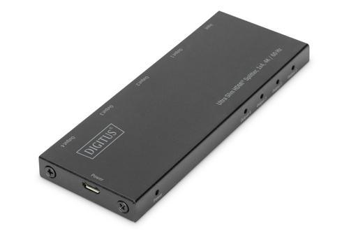 Digitus Ultra İnce HDMI Çoklayıcı, 1x4, 4K/60Hz, HDR, HDCP 2.2, 18 Gbps&lt;br&gt;
Digitus  Ultra Slim HDMI Splitter, 1x4, 4K/60Hz, HDR, HDCP 2.2, 18 Gbps
