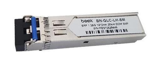 Beek 1000Base-LX (LC/20Km/1310nm/Single-Mode) SFP Modül, 1.25Gb/s, Cisco, Extreme, NORTEL, ZTE, Huawei, Alcatel, ZyXEL, Netgear, AVAYA, Juniper, Linksys, Enterasys ürünleriyle uyumlu