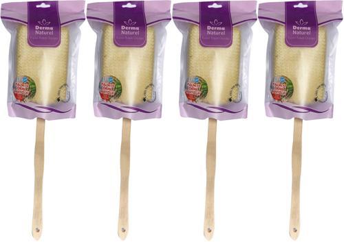 Palmiye Örme Sopalı Banyo Sırt Lifi (8*24CM) MS-09 (4 Lü Set)