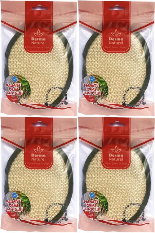 Örme Banyo Yüz Lifi (15*24CM) MS-02 (4 Lü Set)