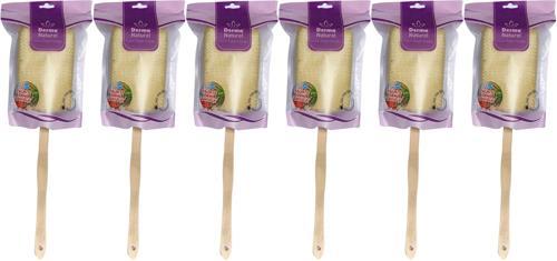 Palmiye Örme Sopalı Banyo Sırt Lifi (8*24CM) MS-09 (6 Lı Set)