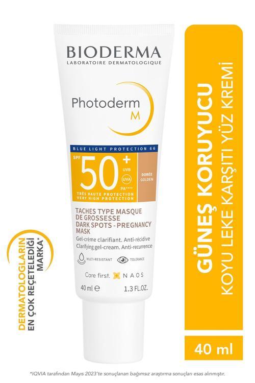 Photoderm M Golden Spf50+ Skin Brightening High Protection Colored Face Sun Cream 40 Ml Pssn1747