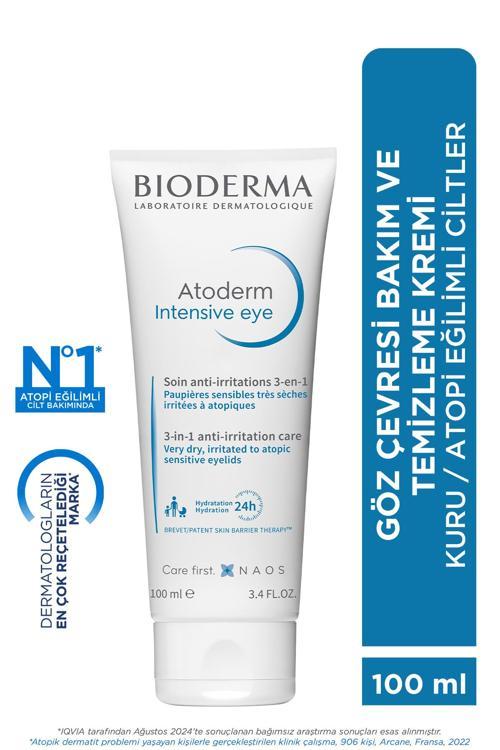 Atoderm Intensive Eye Kuru Atopi Eğilimli Göz Çevresi Kremi Ve Temizleyici Hyalüronik Asit 100 Ml