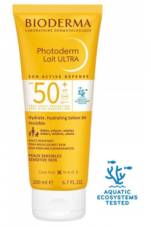 Photoderm Lait Ultra Spf50+ Tıbbi Nedenlerle Zayıflamış Ciltler İçin Güneş Kremi 200Ml