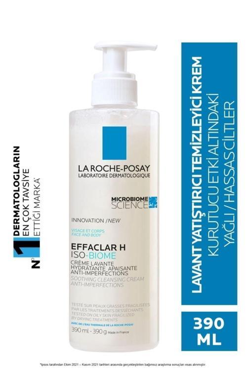 Yağlı Ve Düzensiz Ciltlere Özel Yatıştırıcı Ve Temizleyici Effaclar H Isobiome Lavante Krem 390Ml.