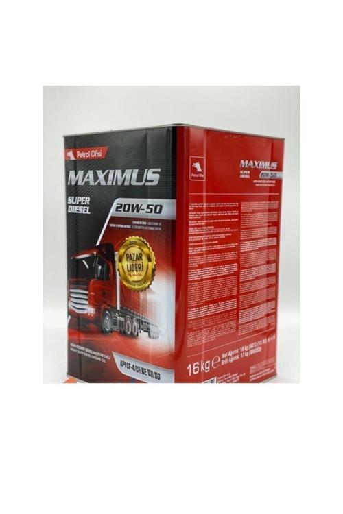 Maximus Süper Diesel 20W50 15 Litre