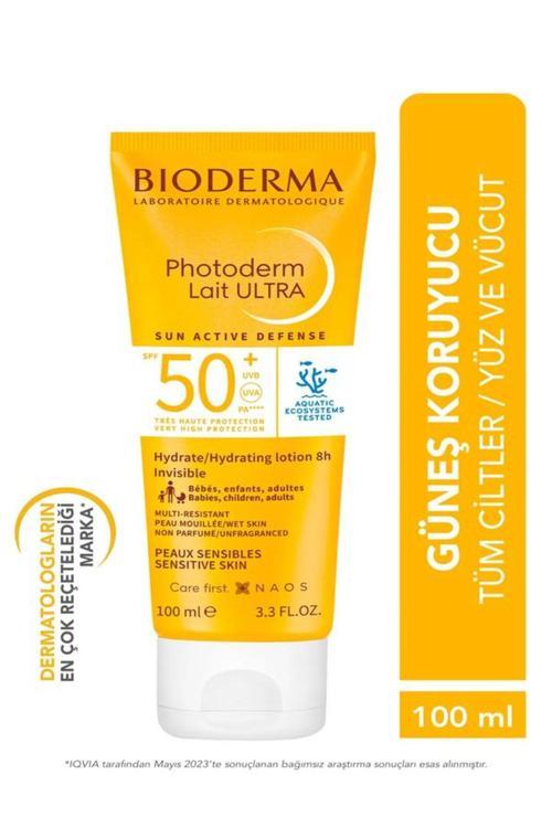 Photoderm Lait Ultra Spf50 Süt Formda Yüz, Vücut Güneş Kremi 100 Ml