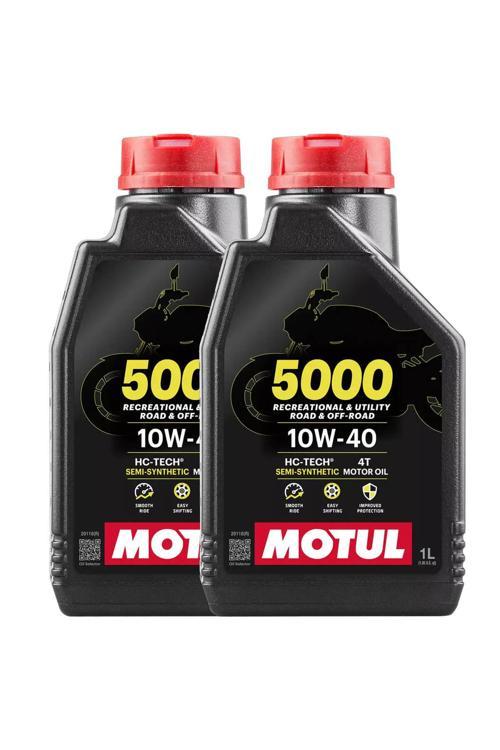 5000 10W40 Hc-Tech Motosiklet Yağı 1Lt - 2 Adet