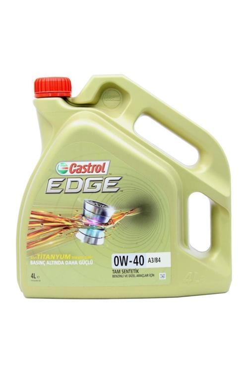 Edge Titanium 0W-40 4 Lt Tam Sentetik Motor Yağı
