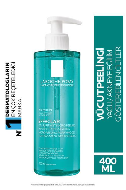 Effaclar Mikro-Peeling Arındırıcı Jel 400 Ml- Akneye Eğilim Gösteren Ciltler Demba159