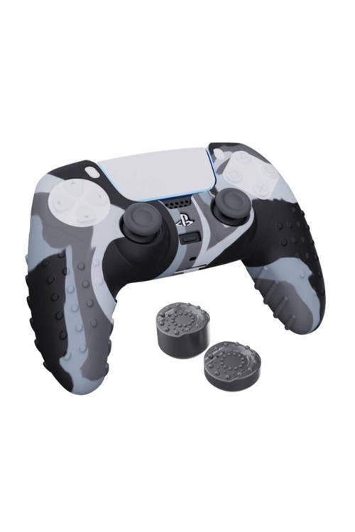 Sparkfox Ps5 Kol Uyumlu Silikon Kılıf Ve Analog Koruyucu Fps Edition