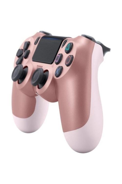 Ds 4 Kol Joystick V2 Yeni Nesil Gamepad Kol Pc Notebook Smart Tv Telefon Uyumlu Rose Gold