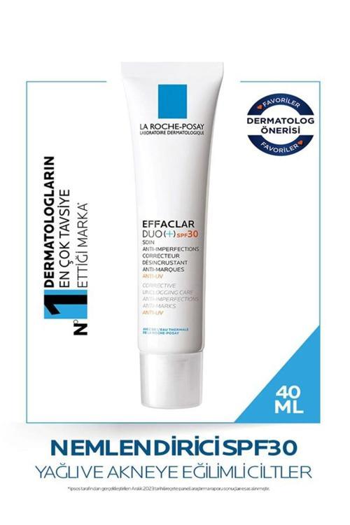 La Roche-Posay Effaclar Duo + Spf30 Gözenek Açıcı Uv Korumalı Jel Krem-40 Ml