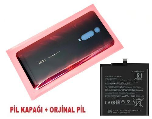 Xiaomi Mi 9T Pro Arka Pil Batarya Kapağı + PİL (CAM) KIRMIZI