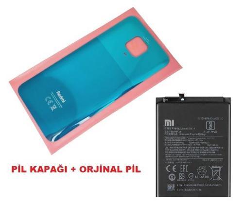 Xiaomi Redmi NOTE 9 PRO Arka Kapak Batarya Kapağı + PİL (CAM) YEŞİL