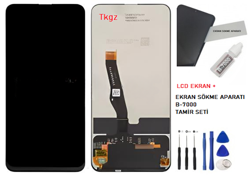 Huawei Uyumlu P Smart Z Lcd Ekran Dokunmatik Orijinal Kalite + B-7000 + TAMİR SETİ