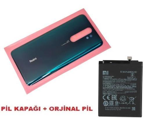 Xiaomi Redmi NOTE 8 PRO Arka Pil Batarya Kapağı + PİL (CAM) YEŞİL