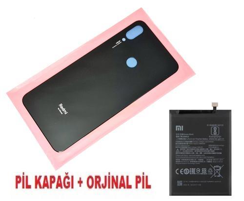 Xiaomi Redmi NOTE 7 Arka Pil Batarya Kapağı + PİL (CAM) SİYAH