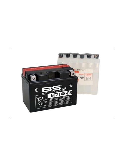 Bs Btz14s-Bs 2000-2004 Honda VT 750 DC Black Widow Uyumlu Akü Sulu Akü