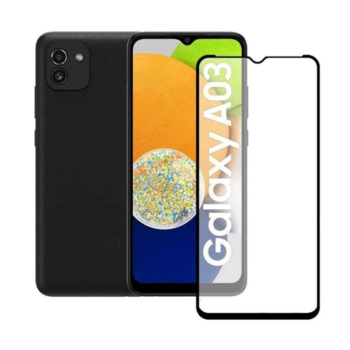 Samsung A03S 9D Mat Seramik Tam Kaplayan Ekran Koruyucu Cam