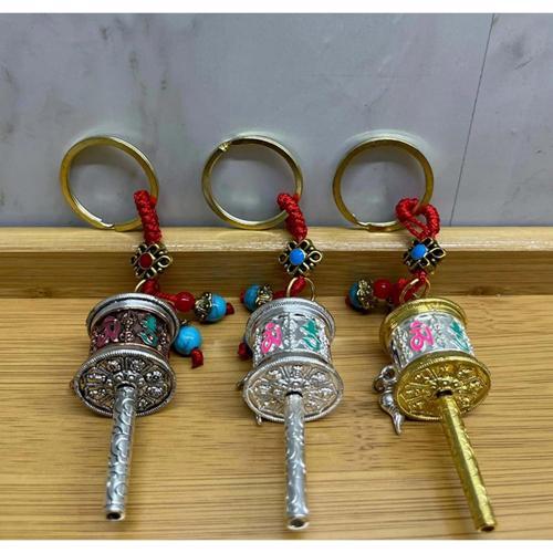 Feng Shui İyi Şanslar Çin Parası Servet Anahtarlık Araba Süs Feng Shui Metal Şans Çarkı