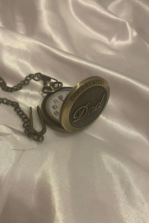 Kapaklı Cep Saati Köstekli Saat Dad