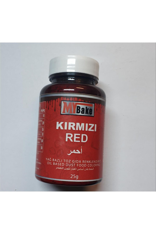 Boya Toz Yağ Bazlı 25 Gr Kırmızı