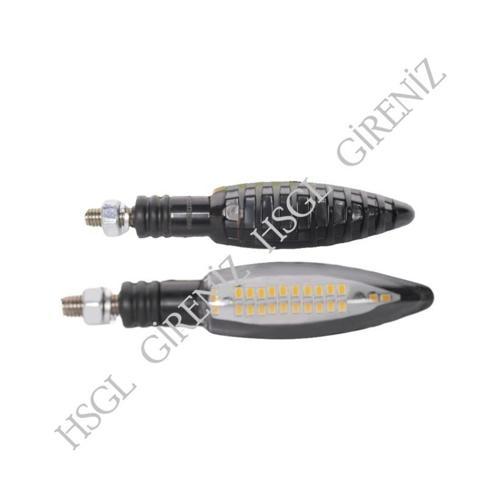 Motosiklet LED Sinyal 1011 Sarı Işık Takım E Belgeli