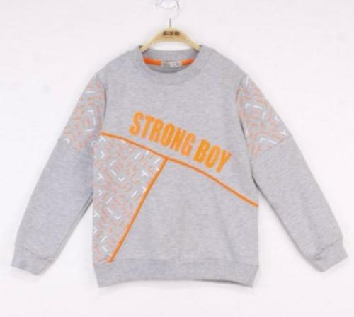 Toontoy Erkek Çocuk Strong Boy Baskılı Sweatshirt