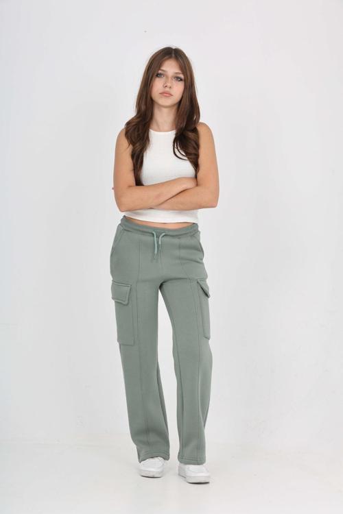 Toontoy Kız Çocuk Kargo Cep Detaylı Eşofman Alt