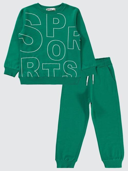 2-5 Yaş Eşofman Takımı - Yeşil3-4 Yaş