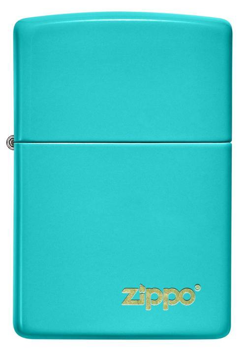 49454ZL-087048 Flat Turquoise Zippo Lasered Çakmak