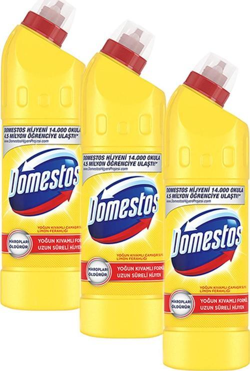 Limon Ferahlığı Çamaşır Suyu 750 ml , 3 adet