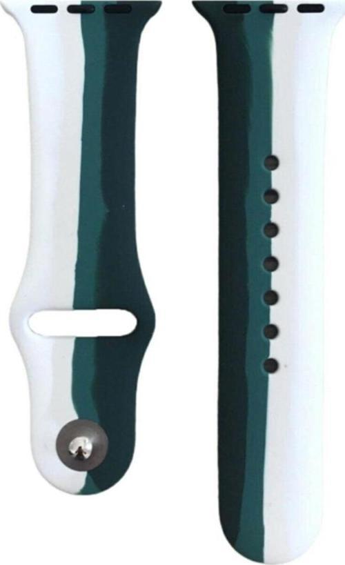 Apple Watch 38mm Uyumlu Kayış Sport Silikon Şeritli Kordon No-3