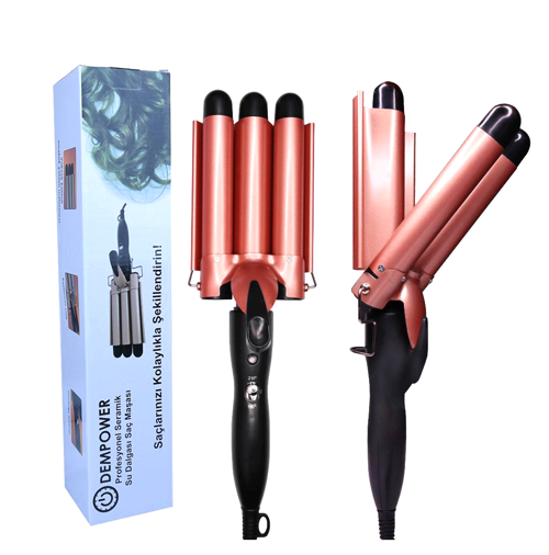 PROF.SERAMİK 3LÜ SU DALGASI SAÇ MAŞASI - ŞEKİLLENDİRİCİ 