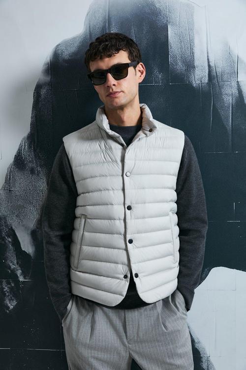 Erkek Soon Kaz Tüyü Yelek 112130027 Taş