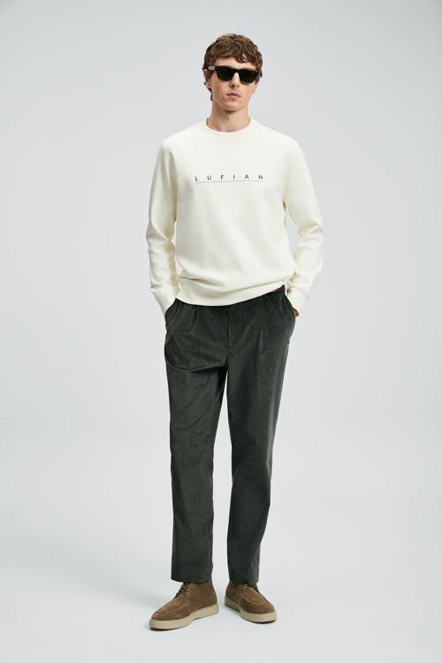 Erkek Cooper Sweatshirt 112030177 Kırık Beyaz