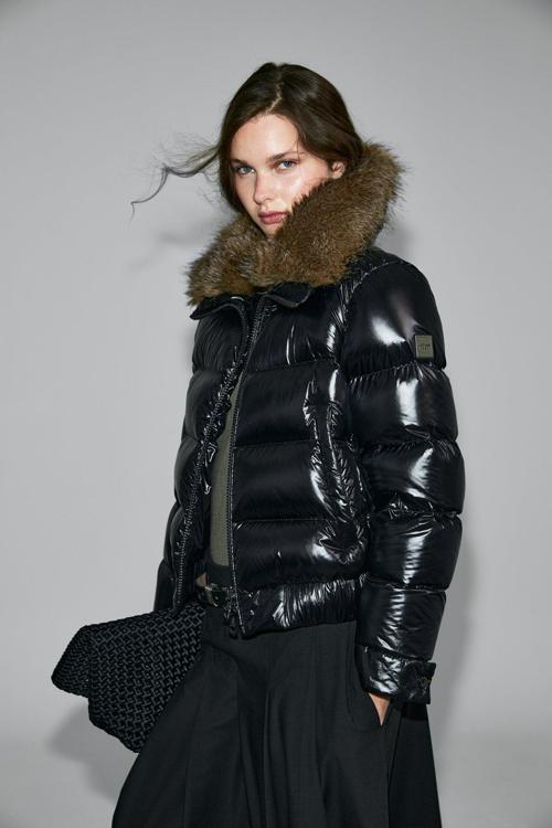 Kadın Daısy Kaz Tüyü Mont 122120041 Siyah