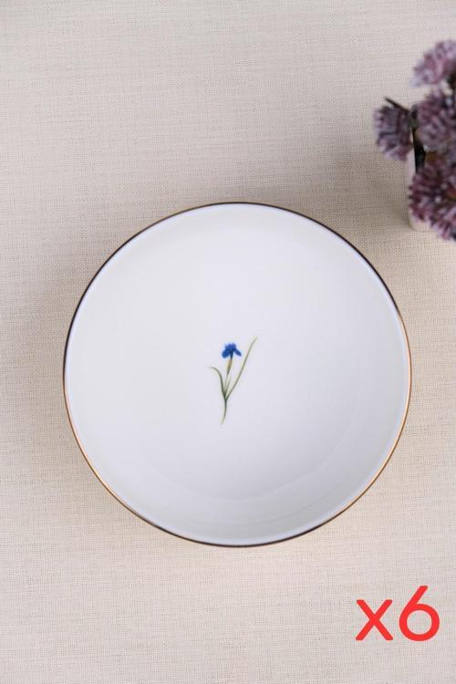 Porselen Natura İris Altın Yaldız Kase 13,50cm 6 lı
