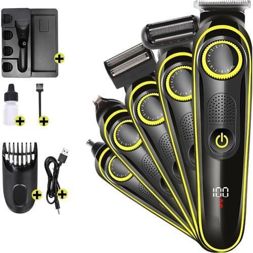 Saç &amp; Sakal Şekillendirici Tıraş Makinesi Erkek Bakım Seti 5 in 1 Ultimate 
