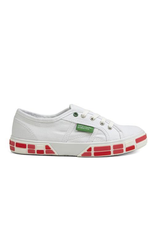 ® | BN-30691-3114 Beyaz Kirmizi - Kadın Spor Ayakkabı