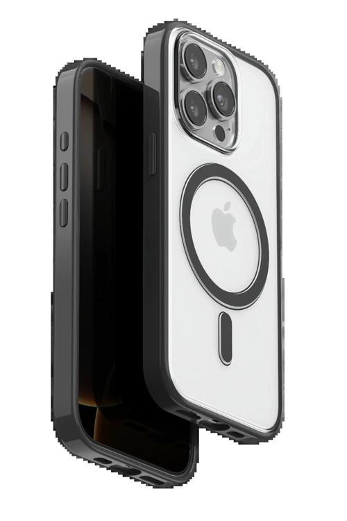 Apple iPhone 15 Pro Max Joly Magsafe Kapak - Siyah-(5796)