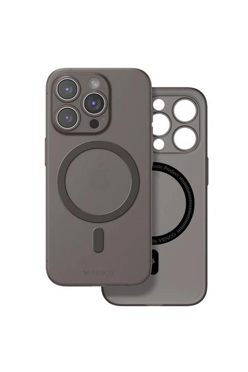 iPhone 16 Pro Sense Magsafe Kapak - Siyah-(5796)