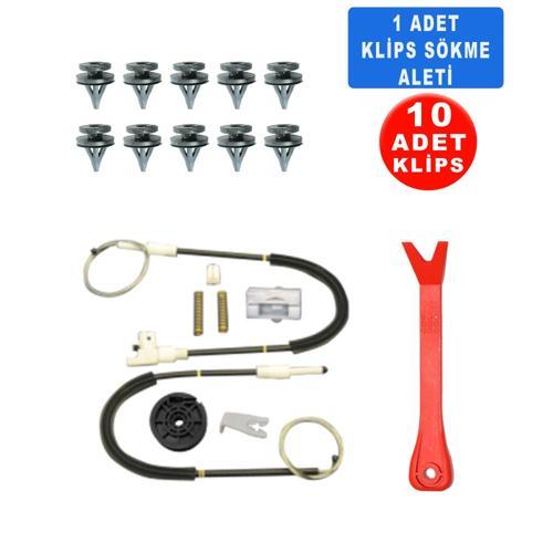 Renault Megane 1 1996-2003 7700834346  Sağ Ön Cam Kriko Tamir Seti