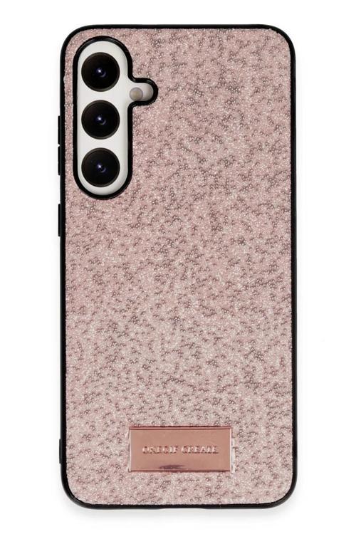 Samsung Galaxy A05S Bright Simli Kapak - Pembe-(5796)