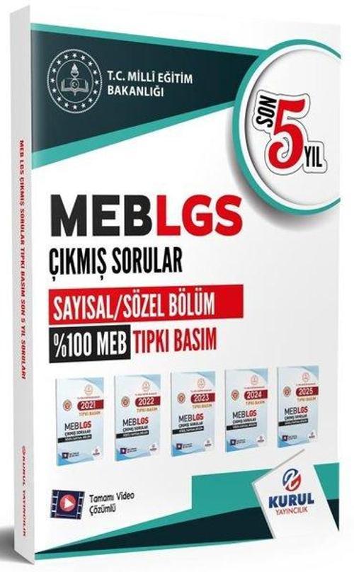 LGS Son 5 Yıl Tıpkı Basım Çıkmış Soru Kitapçıkları