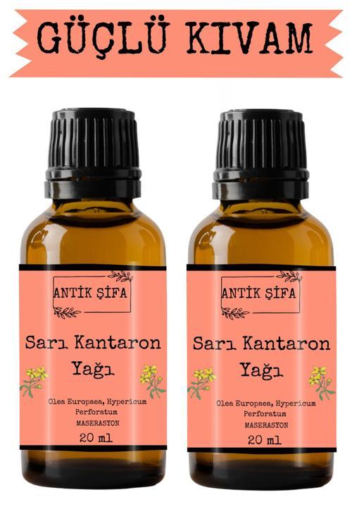 Kantaron Yağı - (2 X 20Ml) %100 Seyreltilmemiş, Doğal