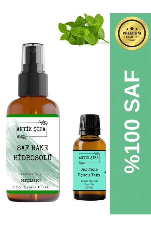 %100 Saf Nane Uçucu Yağı Ve Nane Suyu ( 10 Ml + 100Ml)