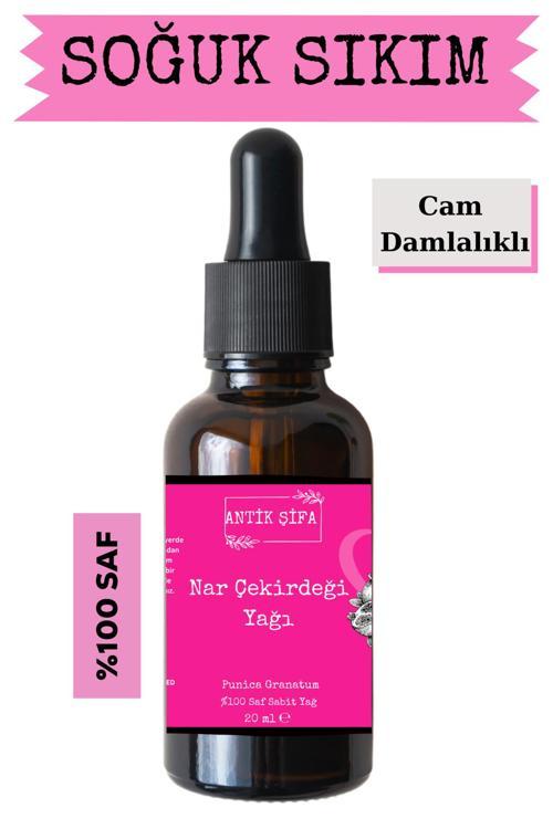 Nar Çekirdeği Yağı (20 Ml) -%100 Seyreltilmemiş, Doğal Soğuk Sıkım Nar Yağı